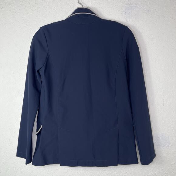 For Horses "Christian" boys show jacket light technical Navy Blue Size 16 - Picture 8 of 10